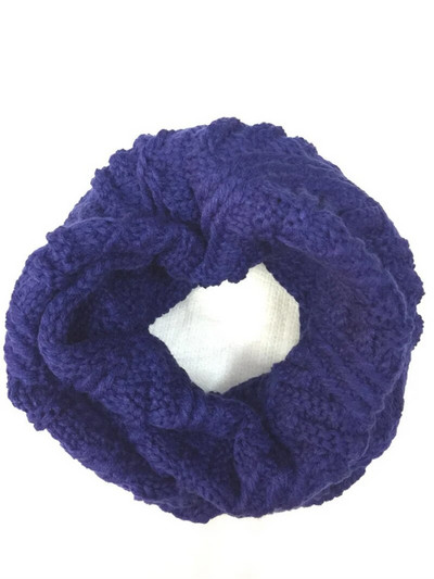 Novi jednobojni pleteni šal Ženske zimske tople debele marame Ženske slatke marame oko vrata Ženske debele marame s toplim ovratnicima