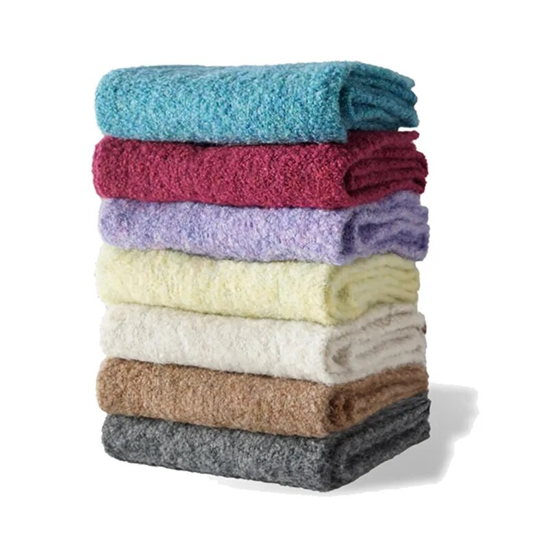 Ženski zimski novi topli pleteni šal, studentski par, korejsko izdanje, višenamjenski vuneni kontrastni vrat, mekani