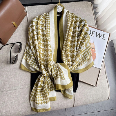 Márka őszi és téli női strand minőségi kendő kockás pamut sál női divat sál fejkendő kendő kendő sál fejdísz