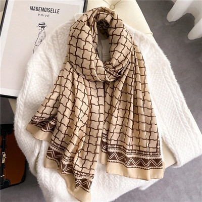 Márka őszi és téli női strand minőségi kendő kockás pamut sál női divat sál fejkendő kendő kendő sál fejdísz