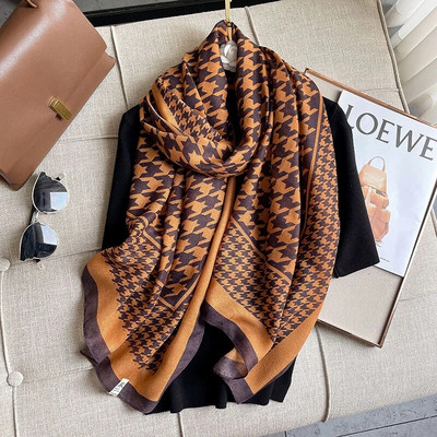 Márka őszi és téli női strand minőségi kendő kockás pamut sál női divat sál fejkendő kendő kendő sál fejdísz