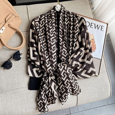 Márka őszi és téli női strand minőségi kendő kockás pamut sál női divat sál fejkendő kendő kendő sál fejdísz