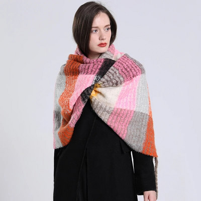 2023 m. klasikinis žiemos šiltas moteriškas pledas antklodė Šalikas Storas kašmyro Pashmina Šalikas Šalikai Apvynioja ilgas kutas Bufanda Mujer