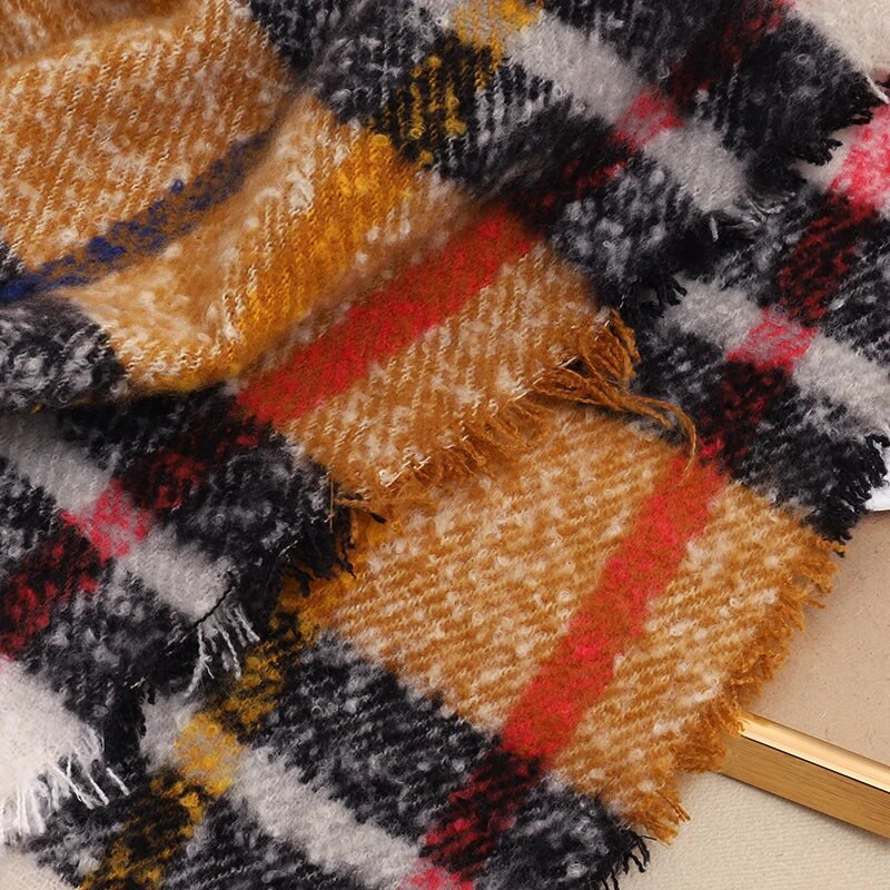2023 m. klasikinis žiemos šiltas moteriškas pledas antklodė Šalikas Storas kašmyro Pashmina Šalikas Šalikai Apvynioja ilgas kutas Bufanda Mujer