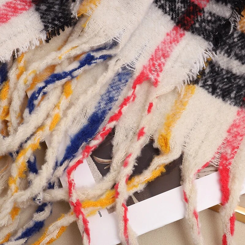 2023 m. klasikinis žiemos šiltas moteriškas pledas antklodė Šalikas Storas kašmyro Pashmina Šalikas Šalikai Apvynioja ilgas kutas Bufanda Mujer