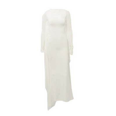 Ležerna haljina za trudničke fotografije Elegantna ležerna haljina s šišmiš rukavima za trudničke koktel zabave Bodycon Maxi duge večernje haljine u obliku sirene