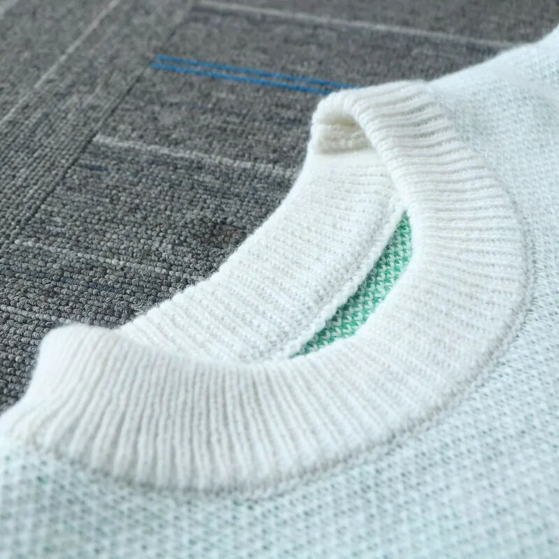 Jesen Zima 2023. Ženski božićni široki pulover s okruglim izrezom i dugim rukavima Modni ležerni formalni uredski ženski pulover