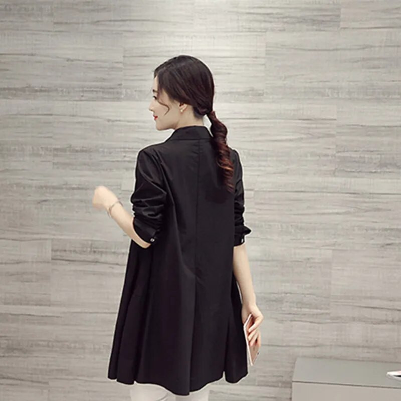 Košulje za trudnice Odjeća Bluze dugih rukava Proljeće Ljeto Velike veličine Gornja odjeća za trudnice za trudnice Novo 2022.