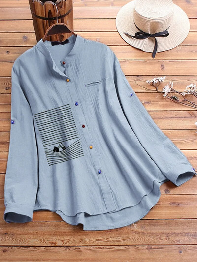 Grūtnieču barošanas blūze zīdīšanas krekls Pavasara rudens sieviešu sieviešu blūzes krekls ar vienu krūti Sieviešu apģērbi lielizmēra