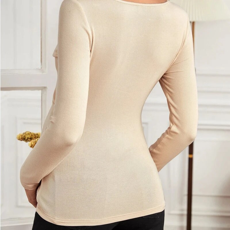 Grūtnieču modes ietīšana ar krustu Sweetheart ar garām piedurknēm V veida kakla izgriezumu, rievota grūtnieces mamma rudens/ziemas T-krekla augšdaļa