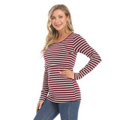 Moda Emotion Moms Odjeća za trudnice Majice/majica za trudnice Majica za dojenje Majice za dojenje za trudnice