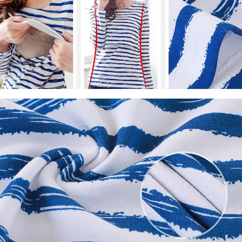 Moda Emotion Moms Odjeća za trudnice Majice/majica za trudnice Majica za dojenje Majice za dojenje za trudnice