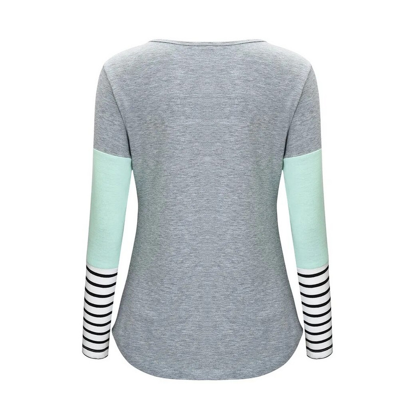 Modes Grūtniecēm Šūšanas Krāsa Zīdīšana Barošana T krekli Ikdienas brīvi garām piedurknēm T-krekli grūtniecēm