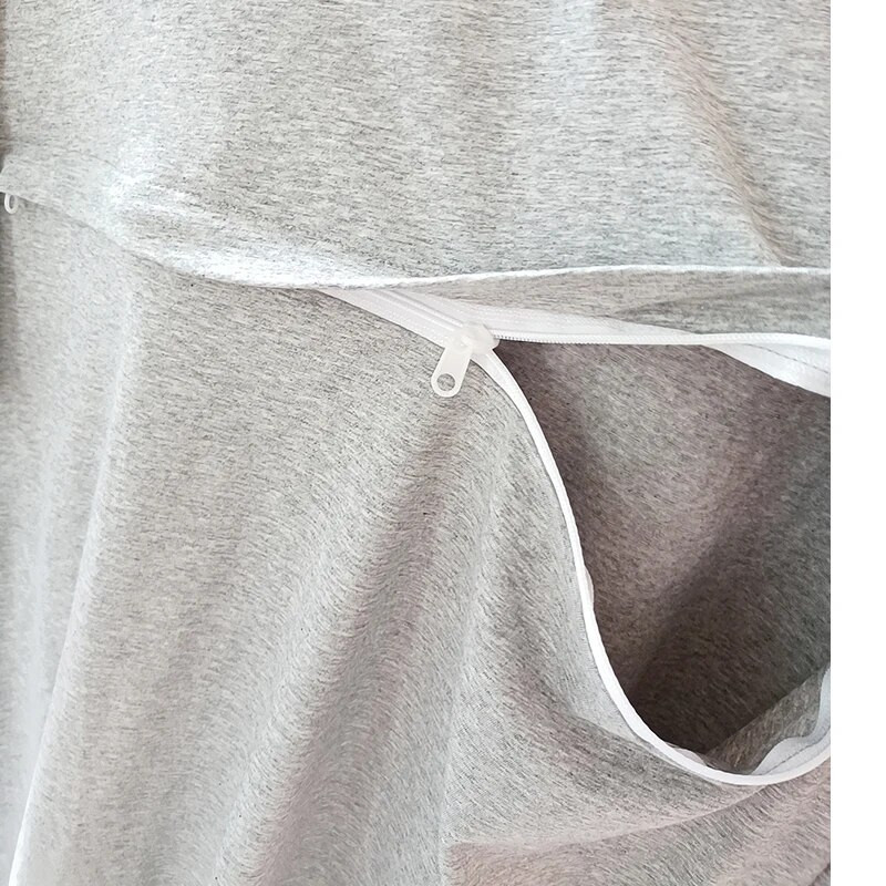 Apģērbs zīdīšanas laikā grūtniecēm barošanai T-krekls vienkrāsains kokvilnas brīvs grūtnieču topi grūtniecēm jauniešu blūzes 9260