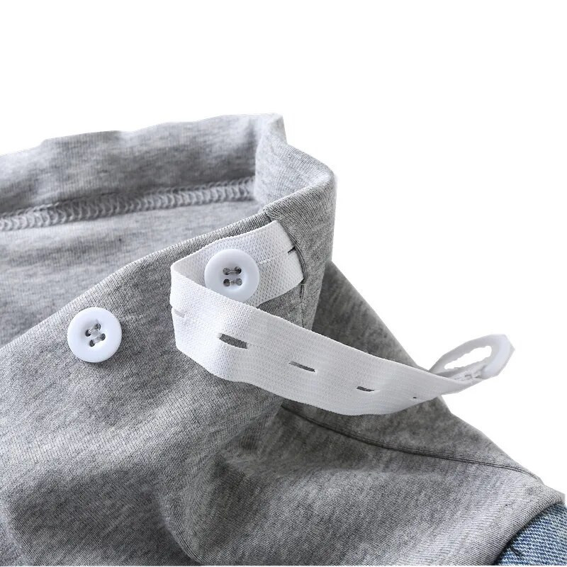 Fdfklak Traperice svijetle boje za trudnice Odjeća za trudnice Elastični struk Hlače za trudnice Proljeće Jesen