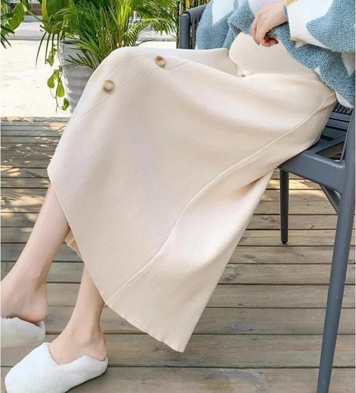 Ilgi madingi sijonai nėščiosioms nėščiosioms medvilninis sijonas didelio dydžio nėščiosioms Naujas pristatymas