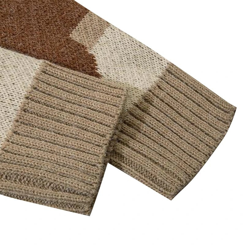 BOLUBAO Vintage kardigán túlméretezett pulóver férfi pulóver Hip Hop utcai viselet laza kötöttáru Harajuku rajzfilm kötött férfi pulóver