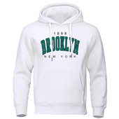 1898. g. Brooklyn New York Printed Mens Hoody Creativity Crewneck Apģērbi Modes Lielizmēra džemperis Fashio Crewneck Hoodie Vīriešu