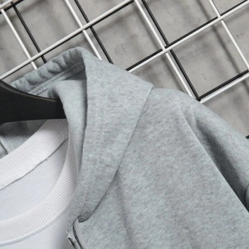 Vīriešu džemperis ar kapuci ziemas mētelis ar rāvējslēdzēju termokrekla cepure ar vairākām kabatām lielizmēra brīvi pieguļoša, moderna daudzpusīga