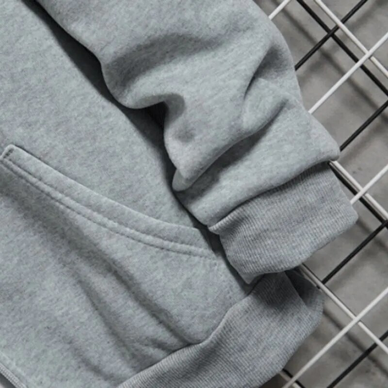 Vīriešu džemperis ar kapuci ziemas mētelis ar rāvējslēdzēju termokrekla cepure ar vairākām kabatām lielizmēra brīvi pieguļoša, moderna daudzpusīga