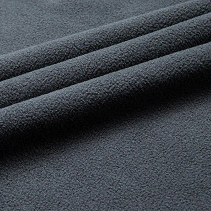 Vīriešu sporta krekls, ciets, stāvošs apkakle, rāvējslēdzējs, kakla izgriezums, plāns džemperis rudens ziemas divpusēji flīsa krekli