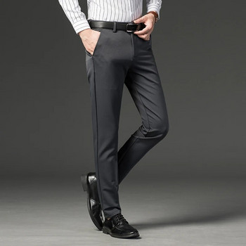 Нови мъжки бизнес панталони Four Seasons Universal Slim Fit Feet Еластични мъжки панталони Популярни ежедневни панталони