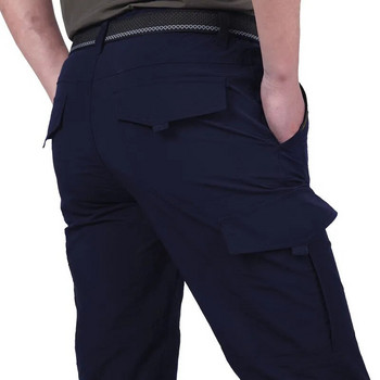 Летни ежедневни леки армейски военни дълги панталони Мъжки водоустойчиви бързосъхнещи карго гащеризони за къмпинг Тактически панталони Дишащи