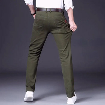 Мъжки пролетно-есенни модни ежедневни карго дълги панталони Мъжки еластични официални мъжки памучни военни гащеризони Панталони Голям размер 28-40