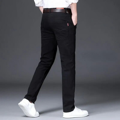 Vīriešu pavasara rudens modes ikdienas kravas garās bikses vīriešu elastīgās formālas vīriešu kokvilnas militārās kombinezonas bikses liela izmēra 28-40