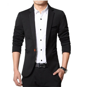 2023 Ανδρικά slim fit fashion blazer Σακάκι Μαύρο Μπλε Κόκκινο συν μέγεθος L έως 5XL Ανδρικά blazers Ανδρικό παλτό Νυφικό
