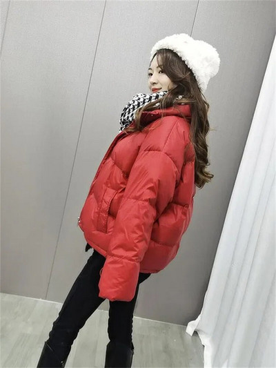 Fotvotee ziemas jaka sievietēm, 2023. gada stingra apkakle, biezi silti mēteļi, retro stila ielas apģērbi, lielizmēra virsdrēbes, neformālas, elegantas parkas