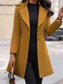 Γυναικείο κοντό μάλλινο παλτό 2022 Νέο φθινόπωρο χειμώνα Δωρεάν αποστολή Vintage μάλλινο παλτό casual street style Μοντέρνο και απλό τοπ