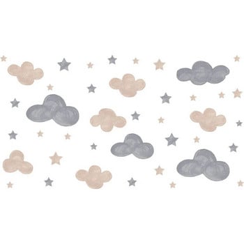 Cloud Stars Подвижни стикери за стена за декор на детска стая Art Nursery Baby Bedroom PVC Decals Самозалепващи се плакати Направи си сам Стенопис за дома