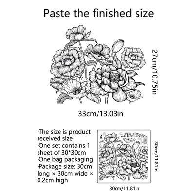 Akvarell zöld növénylevél falmatrica fürdőszoba WC matrica WC öntapadó falfestmény Szépítsd virágos otthoni dekorációs matricákat