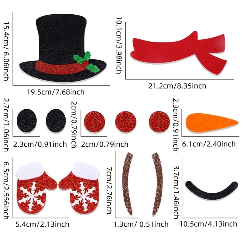 Karácsonyi ablakmatricák filcszövet Mikulás hóember jávorszarvas fali ajtómatrica rajzfilm gyerekszoba dekoráció 2024. karácsonyi újév