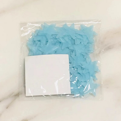 50 gab. Gaismas 3D zvaigznes mirdz tumsā sienu uzlīmes bērniem zīdaiņu istabām guļamistabas griestiem mājas dekorēšanai dienasgaismas zvaigžņu uzlīmes