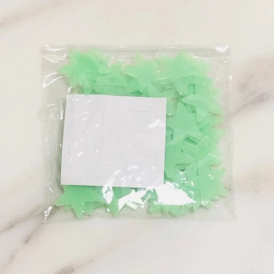 50 gab. Gaismas 3D zvaigznes mirdz tumsā sienu uzlīmes bērniem zīdaiņu istabām guļamistabas griestiem mājas dekorēšanai dienasgaismas zvaigžņu uzlīmes