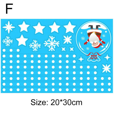 Ziemassvētku sienas uzlīmes logu uzlīme Ziemassvētku vecīša sniegpārsliņa aļņa stikla uzlīme PVC loga uzlīme Priecīgus Ziemassvētkus rotājums