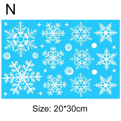 Ziemassvētku sienas uzlīmes logu uzlīme Ziemassvētku vecīša sniegpārsliņa aļņa stikla uzlīme PVC loga uzlīme Priecīgus Ziemassvētkus rotājums