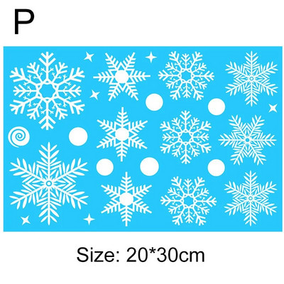 Ziemassvētku sienas uzlīmes logu uzlīme Ziemassvētku vecīša sniegpārsliņa aļņa stikla uzlīme PVC loga uzlīme Priecīgus Ziemassvētkus rotājums