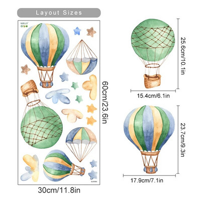 Karikatūra džungļu dzīvnieki lapas akvareļa vinila sienas uzlīmes bērnu istabai bērnu istabas dekorēšanai ziloņa žirafes uzlīme