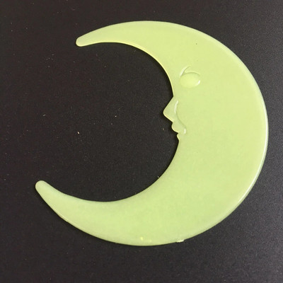 50/100 tk 3D tähe ja kuu helendavad seinakleebised kodukaunistused fluorestseeruvad pimeduses helendavad lastele Elutoa seinakaunistused