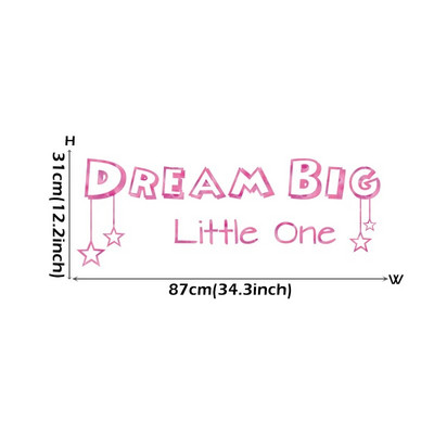 BRUP Rozā Sweet Sleeping Bear Sienas uzlīmes Mākoņi Zvaigznes Sienas Uzlīmes Bērnu istabas dekorēšana Dzīvojamās istabas Guļamistabas uzlīmes