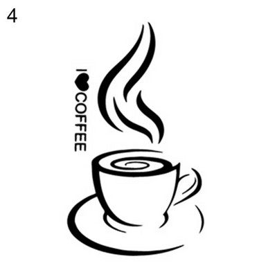 9 stiilis kohviseinakleebised köögile Dekoratiivsed kleebised Vinüülist seinakleebised DIY kleebised Kodukaunistus Söögitoa poebaar