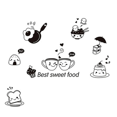 9 stiilis kohviseinakleebised köögile Dekoratiivsed kleebised Vinüülist seinakleebised DIY kleebised Kodukaunistus Söögitoa poebaar