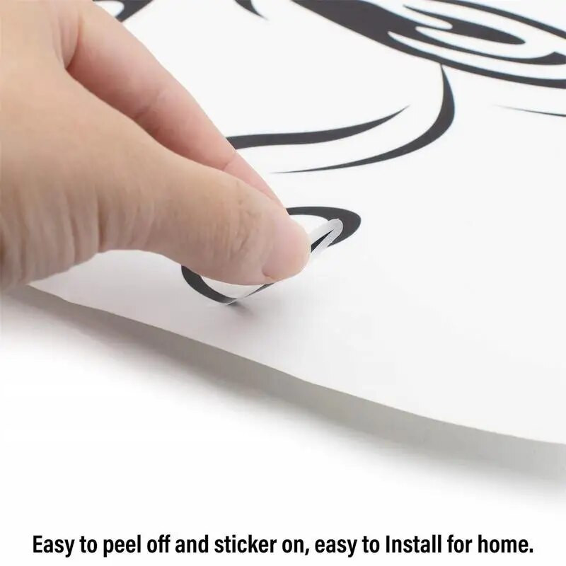 Melnas kafijas krūzes sienas uzlīmes DIY mākslas sienas uzlīme PVC kafijas raksta uzlīme Mājas virtuve kafejnīca restorāna dekorācijas tapetes