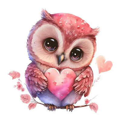 M238 Papagaiļi Putni Pūce Gārnis Ziedu karikatūra Dzīvnieki Sienas uzlīme Vannas istabas tualetes dekors Dzīvojamās istabas skapja Ledusskapja uzlīme