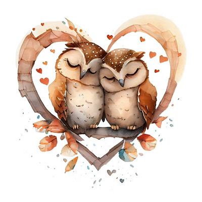 M238 Papagaiļi Putni Pūce Gārnis Ziedu karikatūra Dzīvnieki Sienas uzlīme Vannas istabas tualetes dekors Dzīvojamās istabas skapja Ledusskapja uzlīme