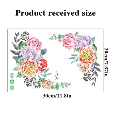 Vannitoa WC-kleebised Moodsad minimalistlikud lillemustrid Isekleepuvad maalid vannitoakaunistustele hulgimüük