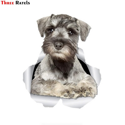 Three Ratels 1057 Jaukas 3D dzīvnieku uzlīmes Lauvas suns Dživa Rotaļu suns PVC mājsaimniecības dekorēšana sienas uzlīmes tualetes uzlīmes